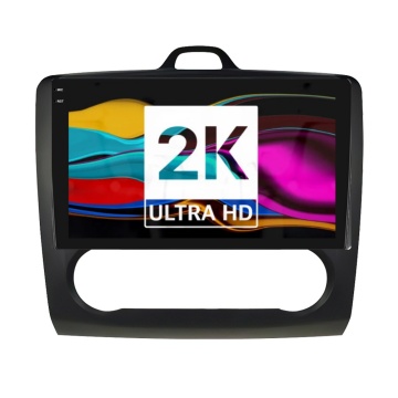 NAVIGATIE ANDROID 2K FORD FOCUS II (2004-2011) CLIMA AUTOMATA, NEGRU CU ANDROID, 4 GB RAM, 64 GB, ECRAN QLED 9.5 INCH 2000X1200, CARPLAY & ANDROID AUTO WIRELESS, 4G