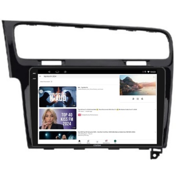 Navigatie Android Clarion GL-700 XD6125 10 Inch VW Golf VII (2012-2020) negru lucios, 8 GB, 256 GB, QLED 2K - Img 6