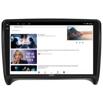 Navigatie Android Clarion GL-700 XD6125 9" Audi TT (2006-2015), 4 GB, 64 GB, QLED 2K