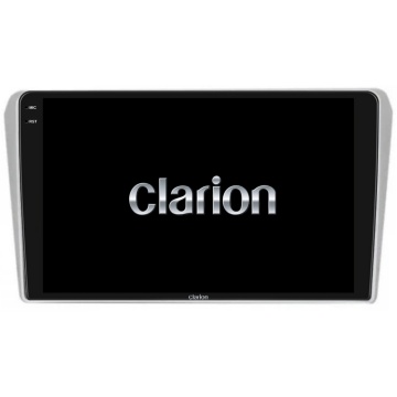 Navigatie Android Clarion GL-700 XD6125 9 Inch Toyota Avensis T25 (2003-2009) rama argintie, 4 GB, 64 GB, QLED 2K