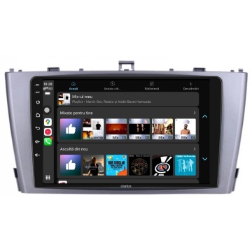 Navigatie Android Clarion GL-700 XD8581 9 Inch Toyota Avensis T27 (2009-2015) rama gri, 2 GB, 32 GB, IPS