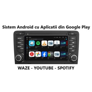 Navigatie Audi A3 2003-2011 7 inch 1 GB 16 GB 4 Core - Img 2