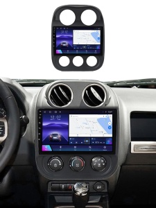 Navigatie Avansata Jeep Compass I (2011-2016) cu Android, CarPlay Wireless, Octa-Core, 6GB RAM, Ecran QLED 10" Touchscreen, SIM 4G, DSP - Img 3
