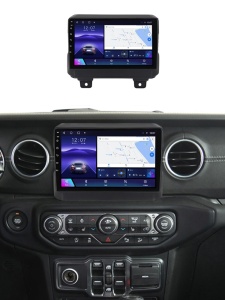 Navigatie Avansata Jeep Wrangler IV (2018+) cu Android, CarPlay Wireless, Octa-Core, 6GB RAM, Ecran QLED 9" Touchscreen, SIM 4G, DSP - Img 3