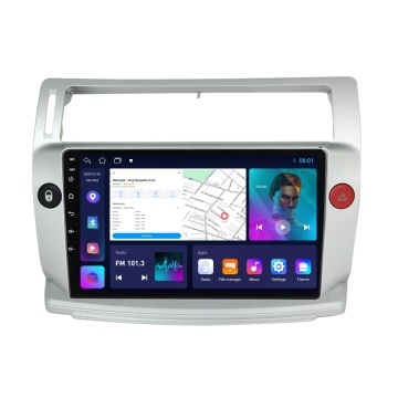 Navigatie Citroen C4 I (2004-2009) cu Android, 4GB RAM, 64 GB, Ecran QLED 9 Inch, CarPlay, Android Auto
