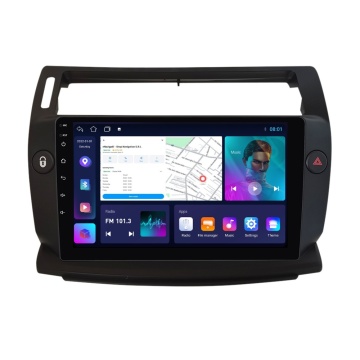 Navigatie Citroen C4 I (2004-2009) Negru cu Android, 1GB RAM, 16 GB, Ecran IPS 9" 1024 x 600, WiFi, Bluetooth, suport camera DVR
