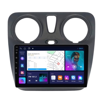 Navigatie Dacia Lodgy (dupa 2012) cu Android, 4GB RAM, 64 GB, Ecran QLED 9 Inch, CarPlay & Android Auto, WiFi, Bluetooth, suport camera DVR