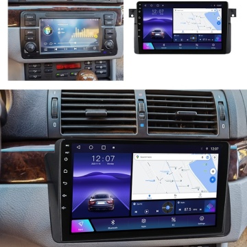 Navigație Dedicată BMW Seria 3 E46 (1999-2006) 4GB RAM, 64GB, Ecran QLED 9", CarPlay, Android Auto, Slot SIM 4G