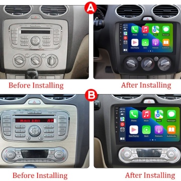 Navigație Dedicată Ford Focus II (2004-2011) 2GB RAM, 32GB, Octa-Core, Ecran QLED 9", CarPlay, Android Auto, Slot SIM 4G - Img 3