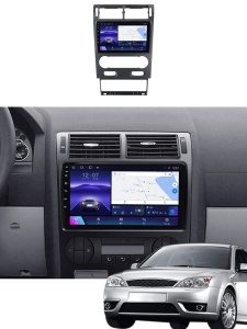 Navigație Dedicată Ford Mondeo III (2004-2007) 2GB RAM, 32GB, Octa-Core, Ecran QLED 9", CarPlay, Android Auto, Slot SIM 4G
