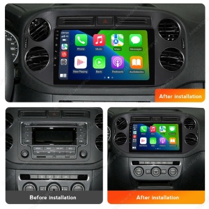 Navigatie Dedicata VW Tiguan I (2007-2018) cu Android, CarPlay, Octa-Core, 2GB RAM, Ecran 10" Touchscreen, SIM 4G - Img 3