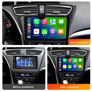 Navigatie Honda Civic IX Hatchback (2011-2015) cu Android, 8GB RAM, 128GB ROM, Ecran QLED 9" Touchscreen, CarPlay Wireless, DSP Pro - Img 3