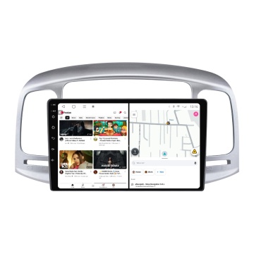 Navigatie Hyundai Accent III (2005-2010) cu Android, 2GB RAM, 32 GB, Ecran IPS 9" 1280 x 720, CarPlay & Android Auto, WiFi, Bluetooth, suport camera DVR - Img 2