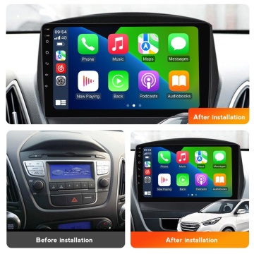 Navigatie Hyundai IX35 (2009-2015) cu Android, 2GB RAM, 32 GB, Ecran IPS 9" 1280 x 720, CarPlay & Android Auto, WiFi, Bluetooth, suport camera DVR - Img 4