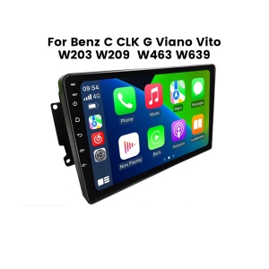 Navigatie Mercedes Benz C CLASS W203 2000-2004 9 inch 2 GB RAM + 32 GB ROM QLED 8 CORE SIM CARPLAY COOLER - Img 2