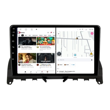 Navigatie Mercedes C-Class W204 (2007-2011) cu Android, 8GB RAM, 128GB ROM, Ecran QLED 9" Touchscreen, CarPlay Wireless, DSP Pro - Img 3