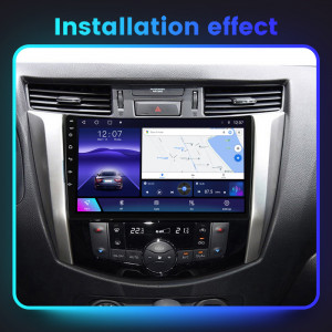 Navigatie Nissan Navara NP300 dupa 2014 9 INCH 2 GB RAM + 32 GB ROM QLED 8 CORE SIM CARPLAY COOLER - Img 2
