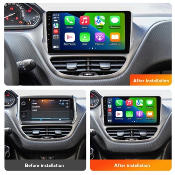 Navigatie Peugeot 2008 I (2013-2019) cu Android, 4GB RAM, 64GB ROM, Ecran QLED 10" Touchscreen, CarPlay Wireless, DSP - Img 4