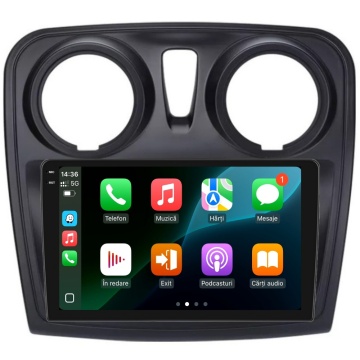 Navigatie Piloton Dacia Sandero 2 (2012-2020) - 8GB RAM, 256GB, Grile Rorunde, Octa Core 2Ghz, Display In-Cell