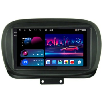 Navigatie Piloton Fiat 500X (dupa 2014) - 4GB RAM, 64GB, Octa Core 1.6Ghz, Display In-Cell