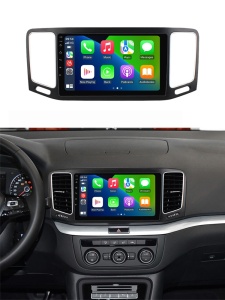 Navigatie Premium VW Sharan (2010+) cu Android, CarPlay Wireless, Octa-Core, 8GB RAM, Ecran QLED 9" Touchscreen, SIM 4G, DSP Pro - Img 2