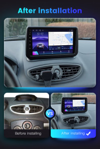 Navigatie Renault Clio III 2005-2014 9 inch 2 GB RAM + 32 GB ROM QLED 4 CORE CARPLAY COOLER - Img 5