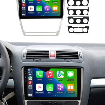 Navigatie Skoda Octavia II (2004-2013) Gri cu Android, 2GB RAM, 32 GB, Ecran IPS 10" 1280 x 720, CarPlay & Android Auto, WiFi, Bluetooth, suport camera DVR - Img 3
