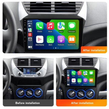 Navigatie Suzuki Alto VII (2009-2016) cu Android, 2GB RAM, 32 GB, Ecran IPS 9" 1280 x 720, CarPlay & Android Auto, WiFi, Bluetooth, suport camera DVR - Img 4