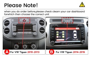 Navigatie TIP TESLA VW Tiguan I 2007-2018 9.7 INCH