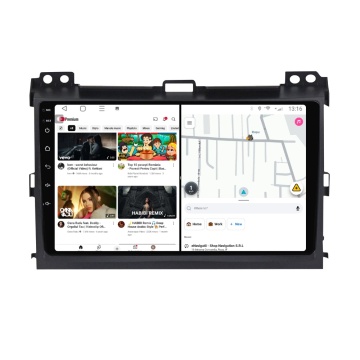 Navigatie Toyota Land Cruiser Prado J120 (2002-2010) cu Android, 4GB RAM, 64GB ROM, Ecran QLED 9" Touchscreen, CarPlay Wireless - Img 2