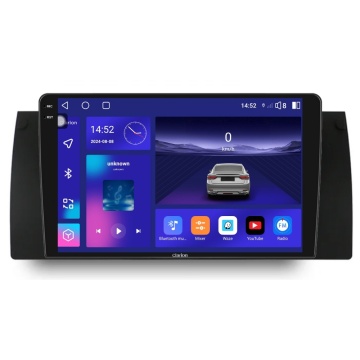 Navigatie Android Clarion GL-700 XD6125 9" BMW X5 E53 (2000-2006), 4 GB, 64 GB, QLED 2K
