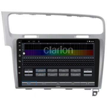 Navigatie Android Clarion GL-700 XD8581 10 Inch VW Golf VII (2012-2020) argintiu, 4 GB, 64 GB, IPS