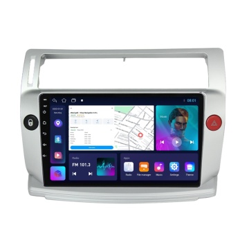 Navigatie Citroen C4 I (2004-2009) Gri cu Android, 1GB RAM, 16 GB, Ecran IPS 9" 1024 x 600, WiFi, Bluetooth, suport camera DVR