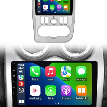 Navigatie Dacia Logan I (2008-2013) cu Android, 4GB RAM, 64GB ROM, Ecran QLED 9" Touchscreen, CarPlay Wireless, DSP - Img 4