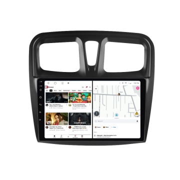 Navigatie Dacia Sandero 2 (2012-2020) cu Android, 1GB RAM, 16 GB, Ecran IPS 9" 1024 x 600, WiFi, Bluetooth, suport camera DVR - Img 2