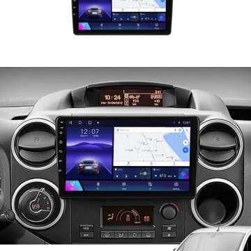 Navigație Dedicată Citroen Berlingo (2008-2018) 4GB RAM, 64GB, Octa-Core, Ecran QLED 9", CarPlay, Android Auto, Slot SIM 4G