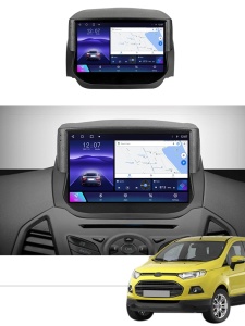 Navigație Dedicată Ford EcoSport (2014-2018) 2GB RAM, 32GB, Octa-Core, Ecran QLED 9", CarPlay, Android Auto, Slot SIM 4G