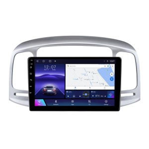 Navigatie Dedicata Hyundai Accent III (2005-2012) cu Android, 2GB RAM, Ecran 9" Touchscreen, CarPlay, Wi-Fi, Bluetooth, USB, Waze, SIM 4G