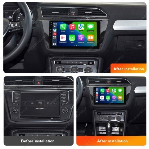 Navigatie Dedicata VW Tiguan II (2016+) cu Android, CarPlay, Octa-Core, 2GB RAM, Ecran 10" Touchscreen, SIM 4G - Img 3