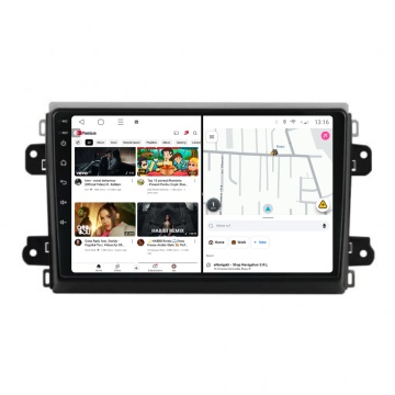 Navigatie Fiat Ducato (dupa 2022) cu Android, 4GB RAM, 64 GB, Ecran QLED 9 Inch, CarPlay & Android Auto, WiFi, Bluetooth, suport camera DVR - Img 2