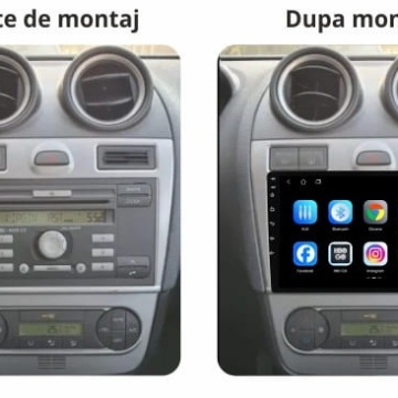 Navigatie Ford Fusion (2002-2012) cu Android, 2GB RAM, 32 GB, Ecran IPS 9" 1280 x 720, CarPlay & Android Auto, WiFi, Bluetooth, suport camera DVR - Img 3