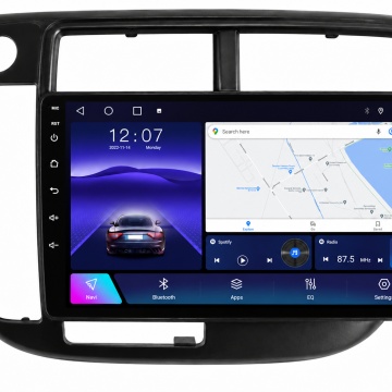 NAVIGATIE HONDA CIVIC (1998-2000) CU ANDROID, 2GB RAM, 32GB ROM, ECRAN 9" TOUCHSCREEN, CARPLAY & ANDROID AUTO, SIM 4G