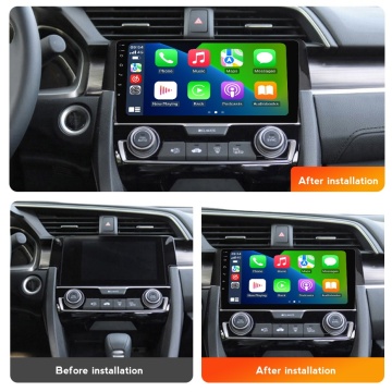 Navigatie Honda Civic X (2015-2021) cu Android, 4GB RAM, 64GB ROM, Ecran QLED 9" Touchscreen, CarPlay Wireless, DSP - Img 3