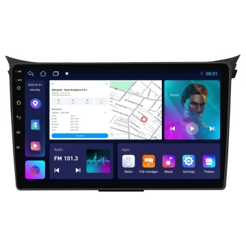 NAVIGATIE HYUNDAI I30 GD (2011-2017) CU ANDROID, 4GB RAM, 64 GB, ECRAN IPS 9" 1280 X 720, CARPLAY & ANDROID AUTO, WIFI, BLUETOOTH, SUPORT CAMERA DVR