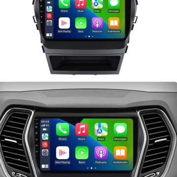 Navigatie Hyundai Santa Fe III (2012-2018) cu Android, 2GB RAM, 32 GB, Ecran IPS 9" 1280 x 720, CarPlay & Android Auto, WiFi, Bluetooth, suport camera DVR - Img 4