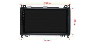 Navigatie Mercedes B CLASS W245 2005-2011 9 inch 2 GB RAM + 32 GB ROM QLED 8 CORE SIM CARPLAY COOLER - Img 6