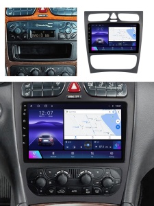 Navigatie Mercedes Benz C CLASS W203 2000-2004 9 inch 8 GB RAM + 128 GB ROM QLED 8 CORE SIM CARPLAY COOLER - Img 3