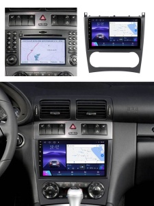 Navigatie Mercedes Benz C CLASS W203 2004-2007 2 GB RAM + 32 GB ROM QLED 8 CORE SIM CARPLAY COOLER - Img 3