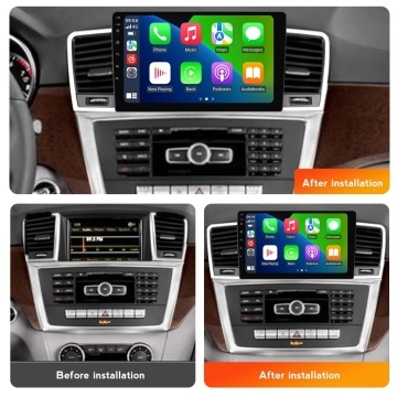 Navigatie Mercedes GL X166 (2012-2015) cu Android, 4GB RAM, 64GB ROM, Ecran QLED 9" Touchscreen, CarPlay Wireless, DSP - Img 4