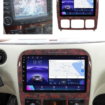 Navigatie Mercedes S-Class W220 (1998-2005) cu Android, 6GB RAM, 128GB ROM, Ecran QLED 9" Touchscreen, CarPlay Wireless, DSP - Img 3